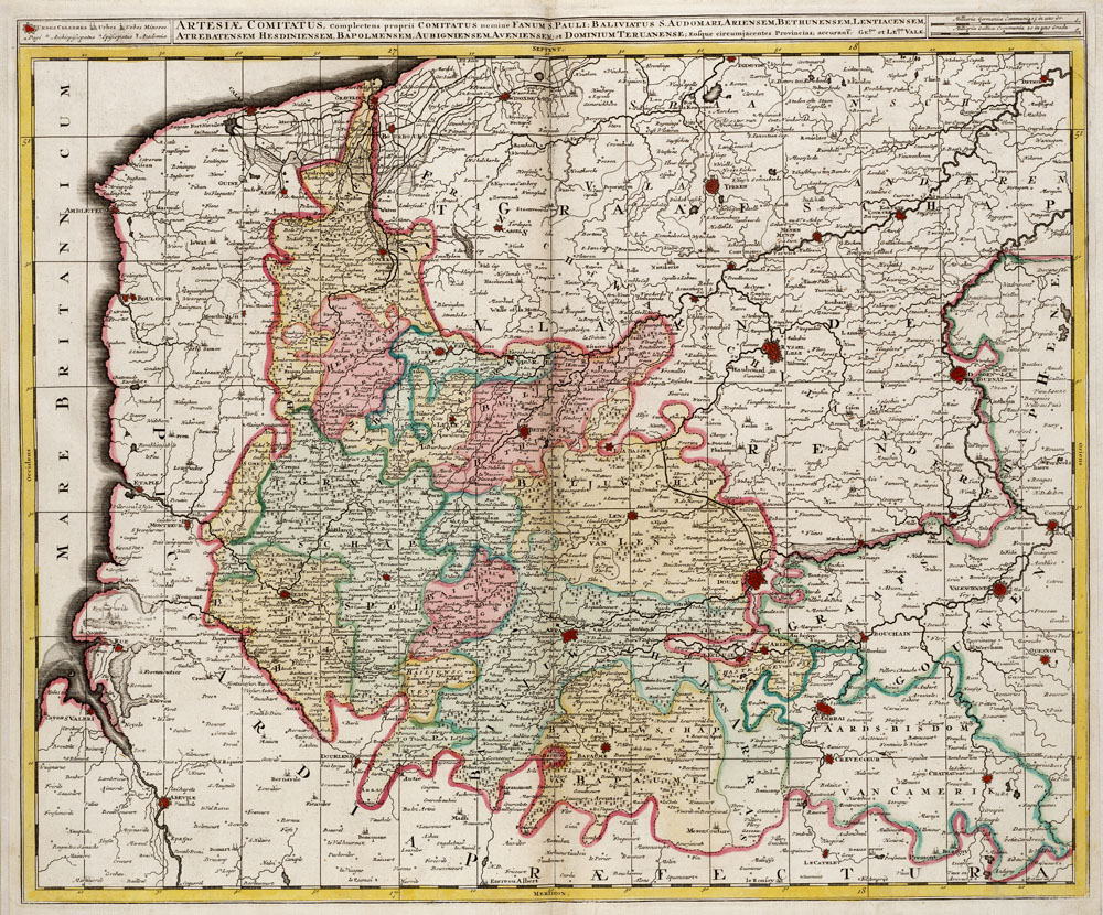 Artesiae Comitatus (NrdFrankrijk) 1735 Valk Ottens